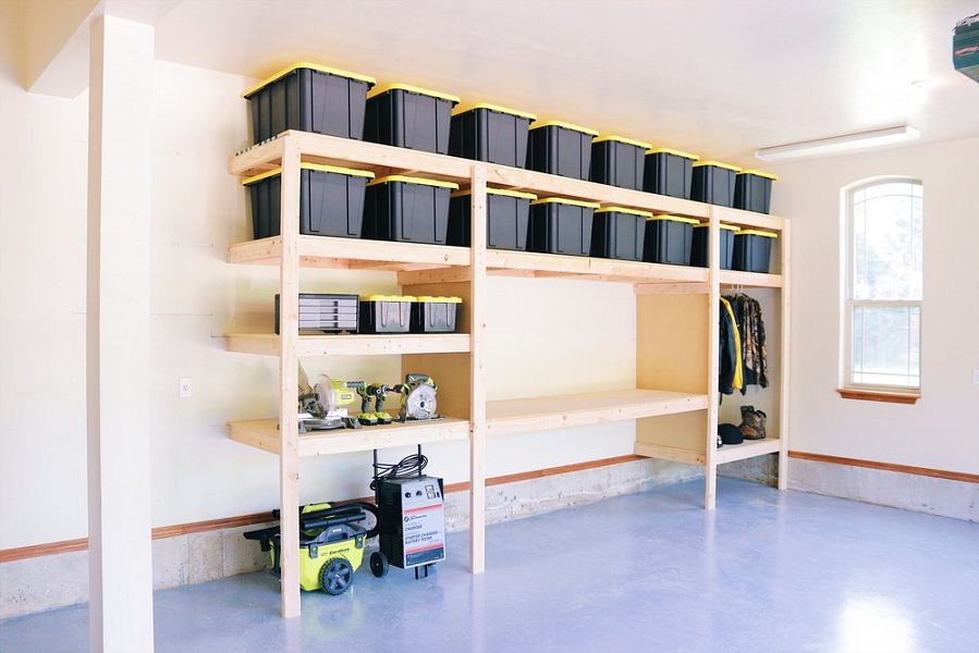 Advantages of Shelves in a Garage